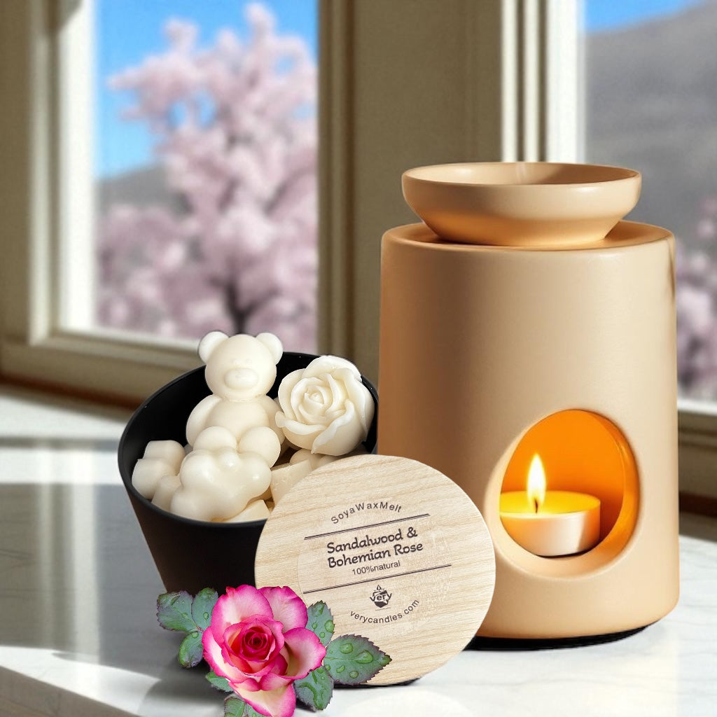 Sandalwood & Bohemian Rose Wax Melt