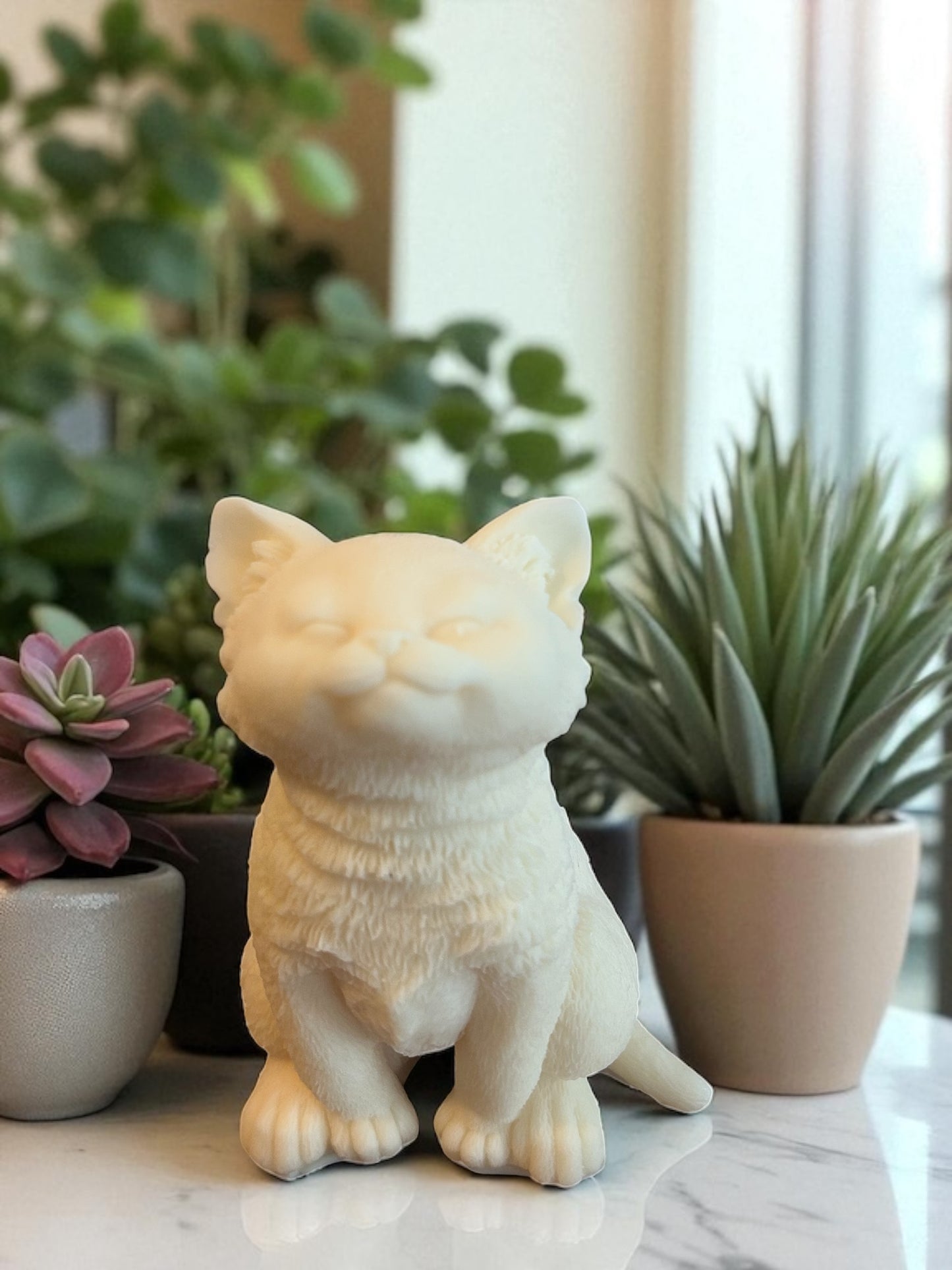 Cat Shaped Candle - Large, Cute & Decorative