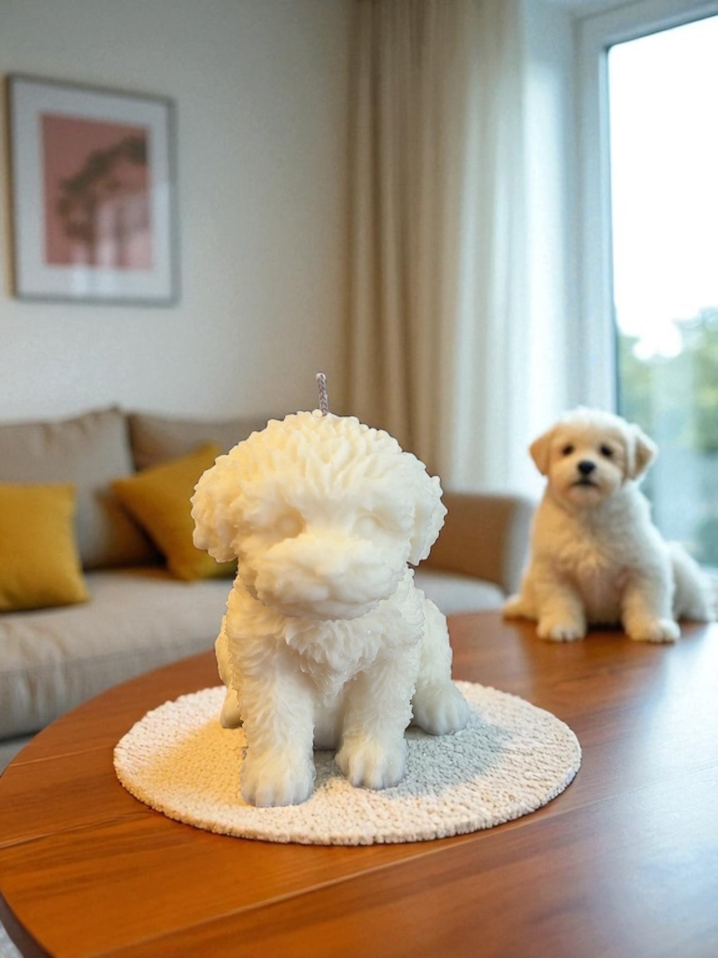 Dog Shaped Candle - Large, Cute & Decorative
