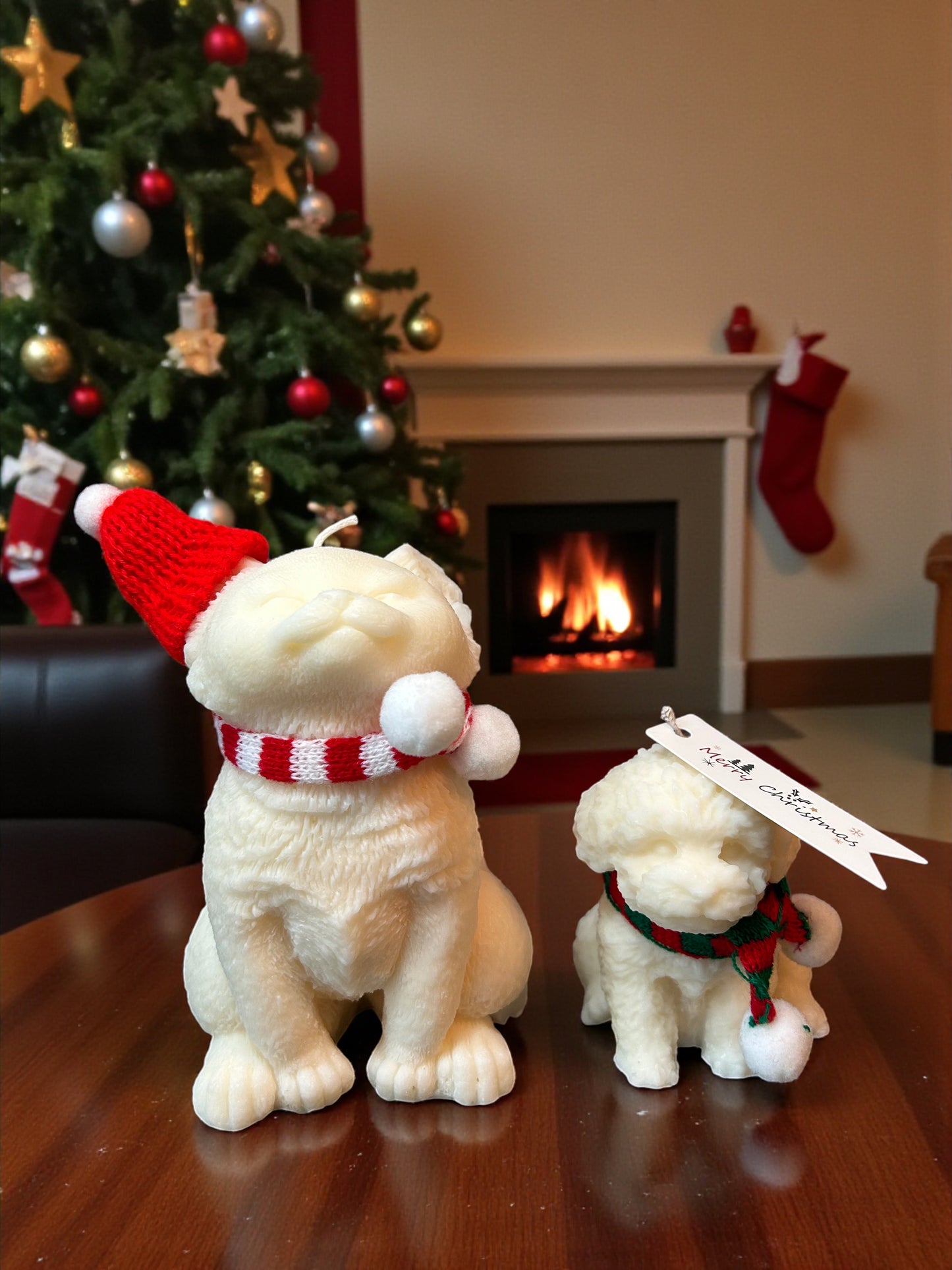 Dog Shaped Candle - Large, Cute & Decorative